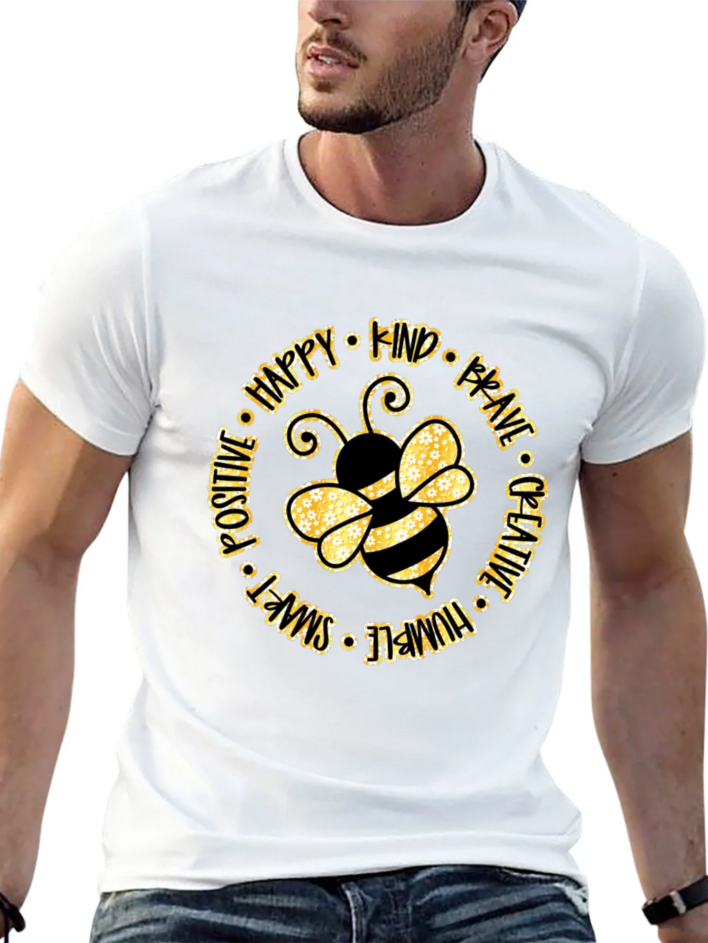 Bee Kind Graphic Tee - Positive Vibes Shirt product image 12