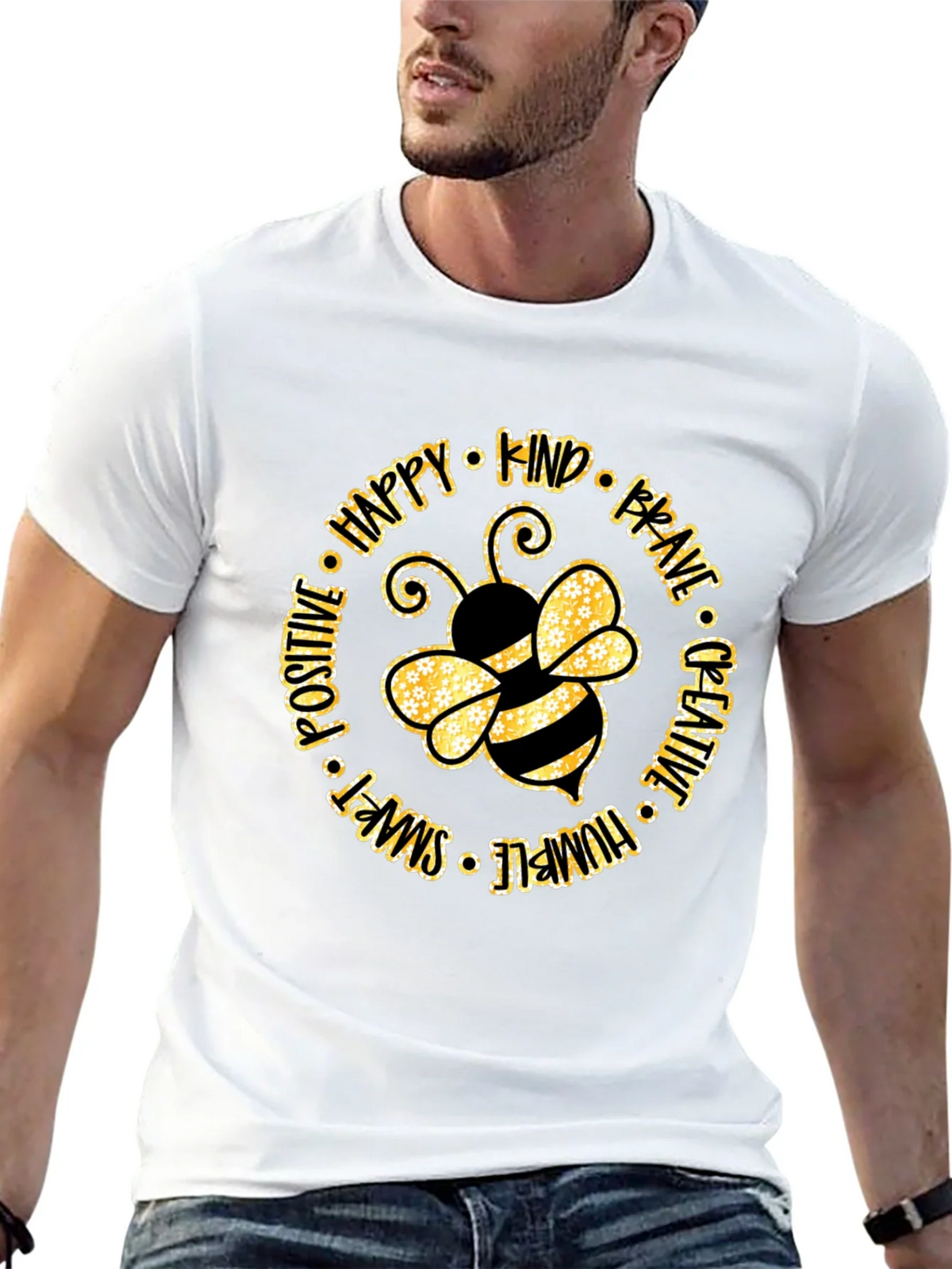 Bee Kind Graphic Tee - Positive Vibes Shirt product image 12