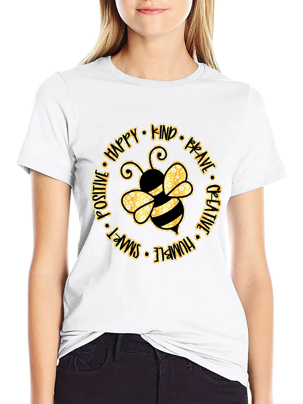 Bee Kind Graphic Tee - Positive Vibes Shirt product image 8