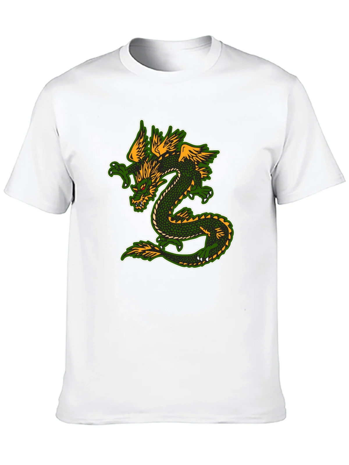 Dragon Graphic T-Shirt - Black Cotton Blend Tee product image 8