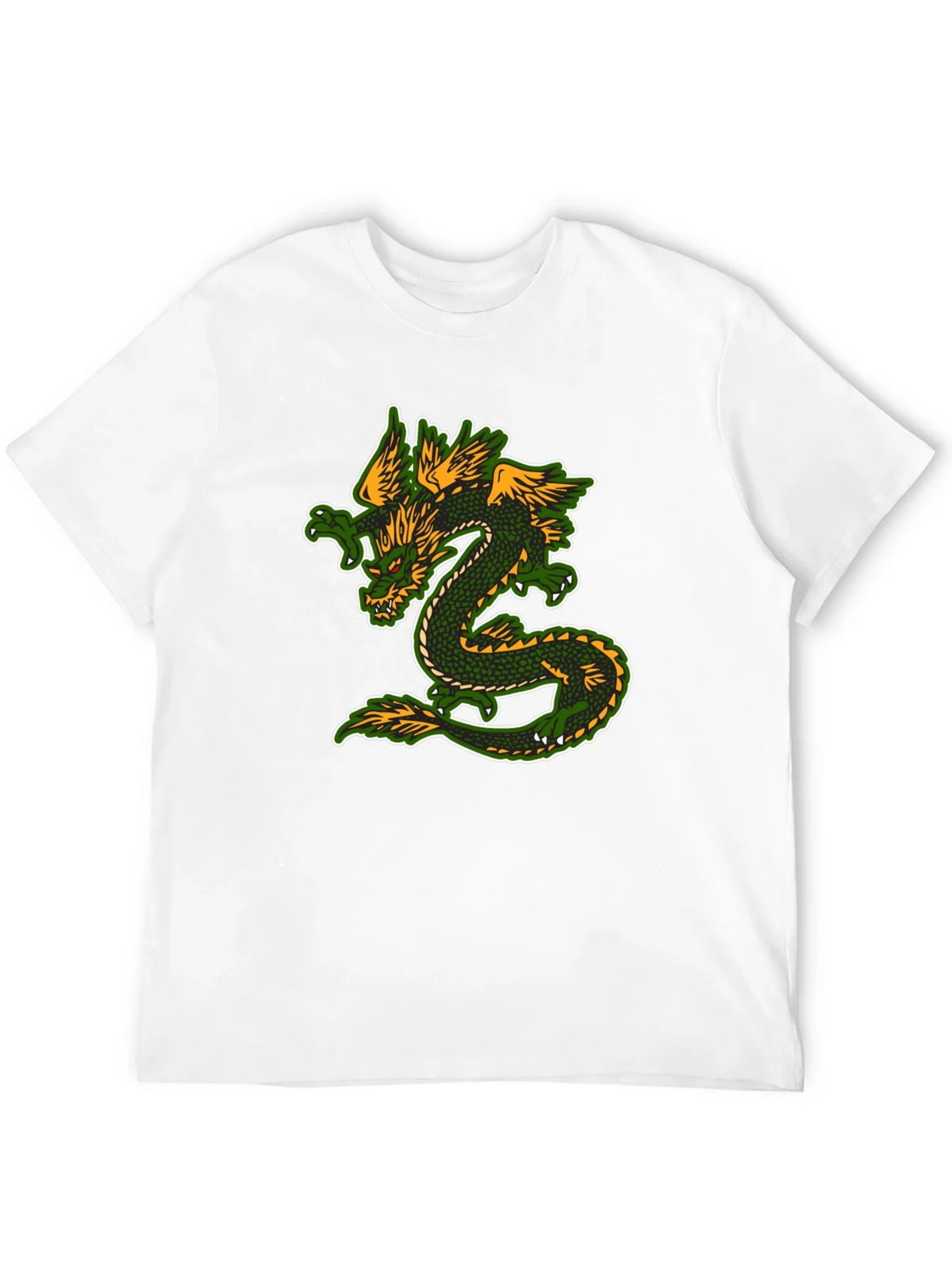 Dragon Graphic T-Shirt - Black Cotton Blend Tee product image 10