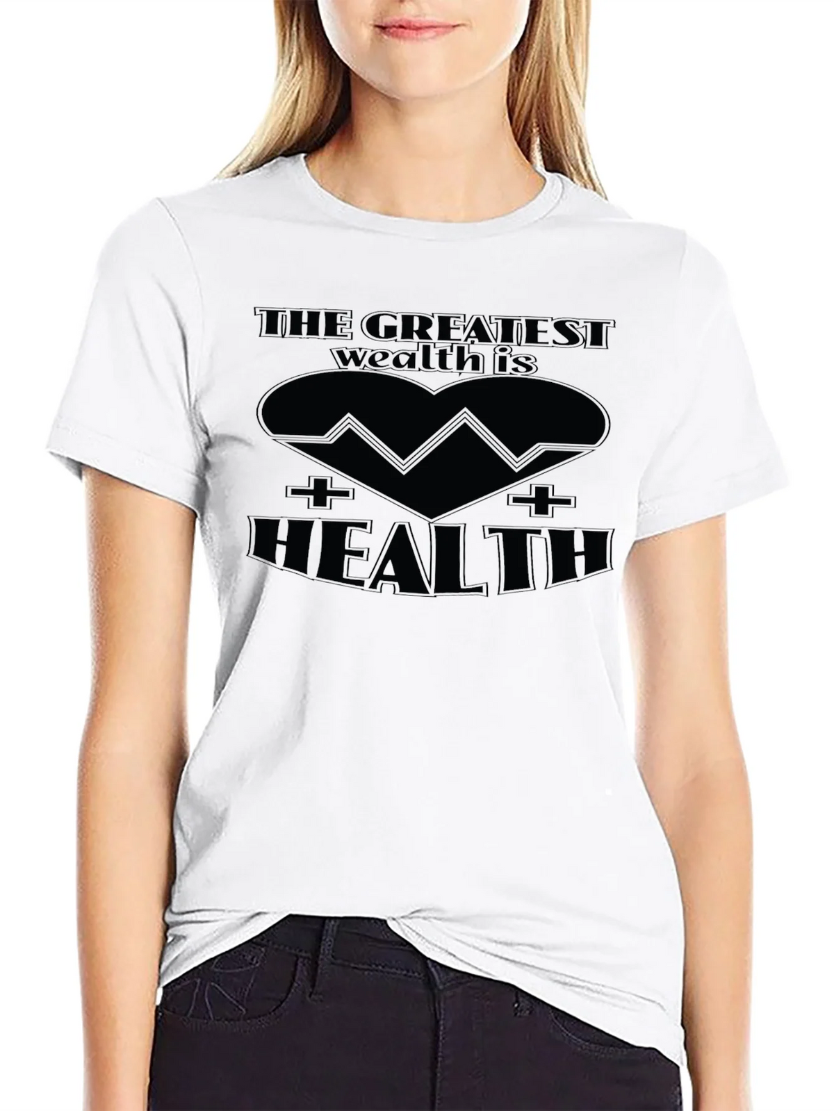 Health is Wealth Graphic Tee product image 2
