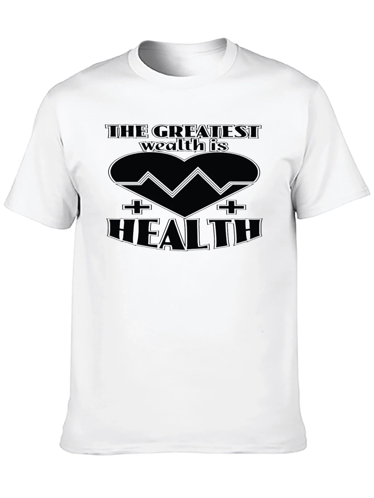 Health is Wealth Graphic Tee product image 3