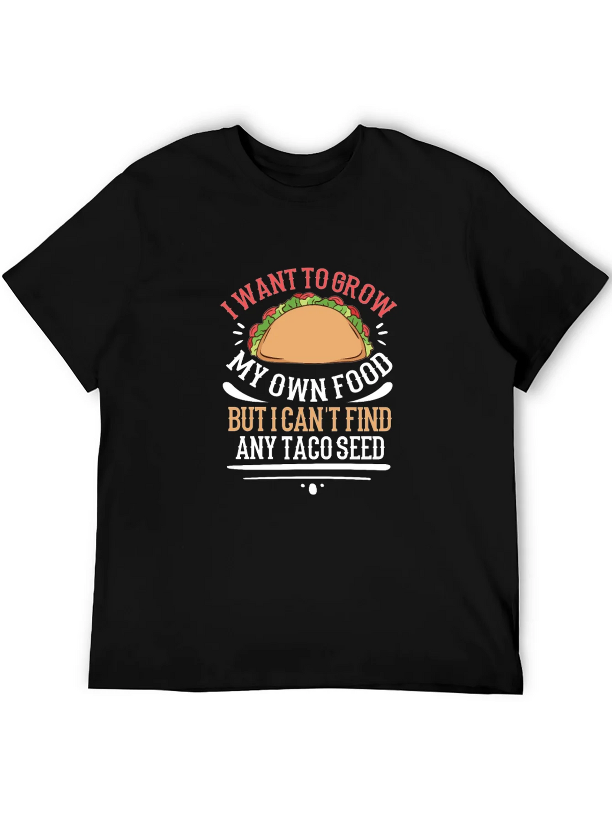 Taco Seed T-Shirt: Grow Your Own Food Humor Tee product image 5