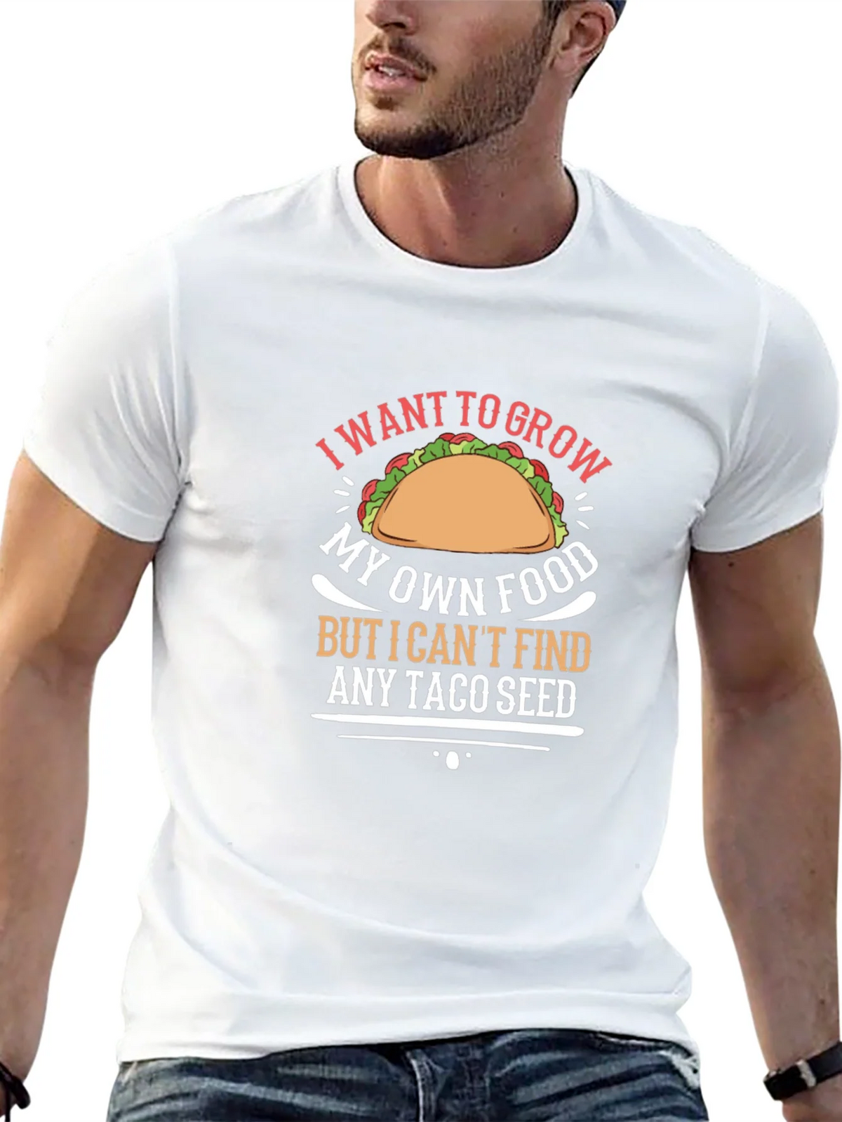 Taco Seed T-Shirt: Grow Your Own Food Humor Tee product image 12