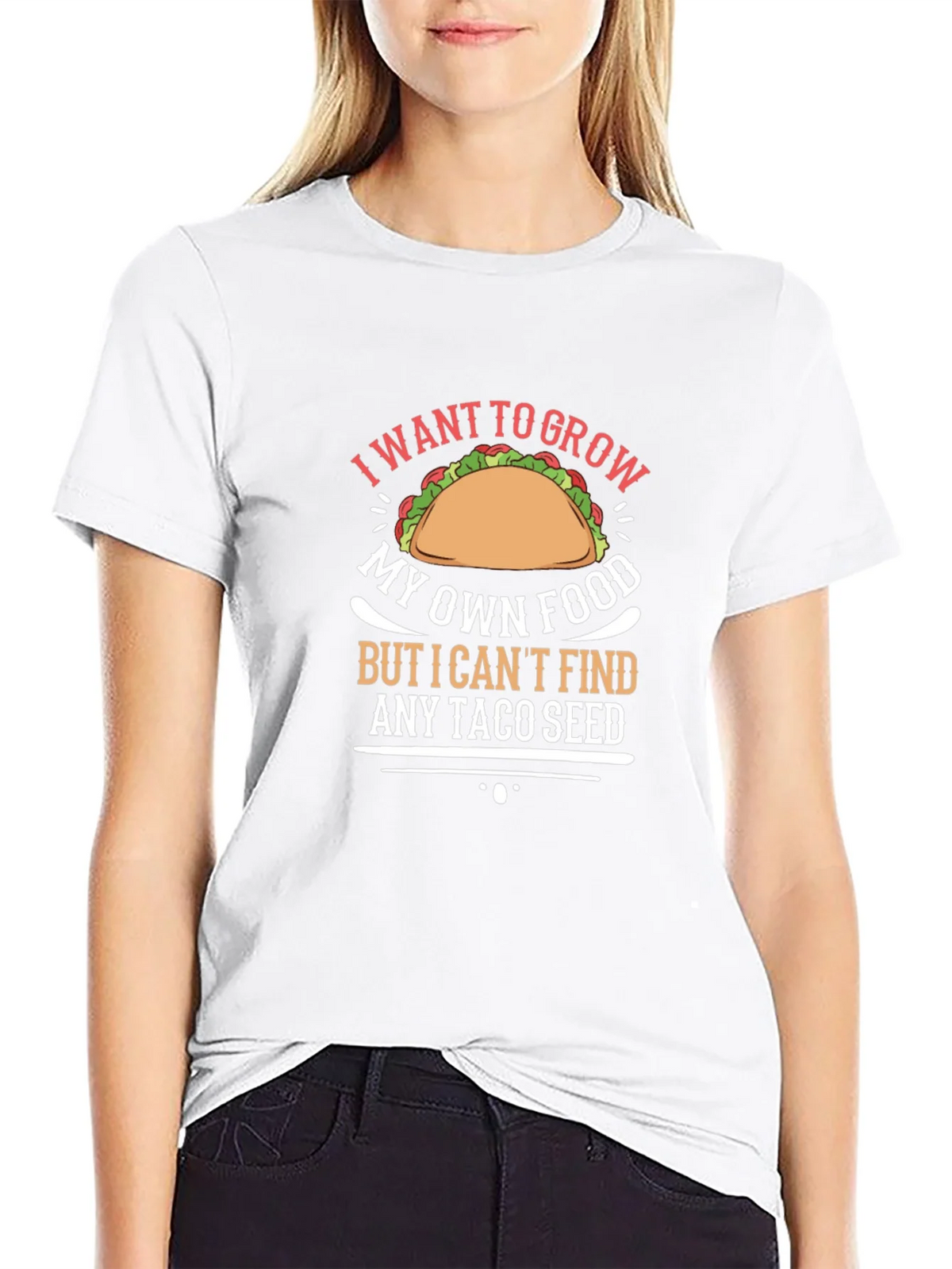 Taco Seed T-Shirt: Grow Your Own Food Humor Tee product image 8