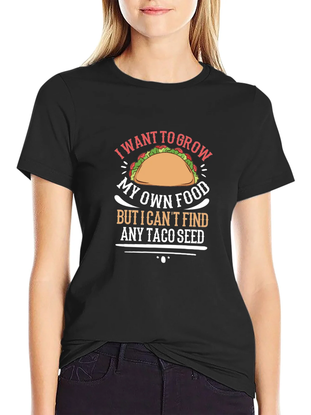 Taco Seed T-Shirt: Grow Your Own Food Humor Tee product image 2