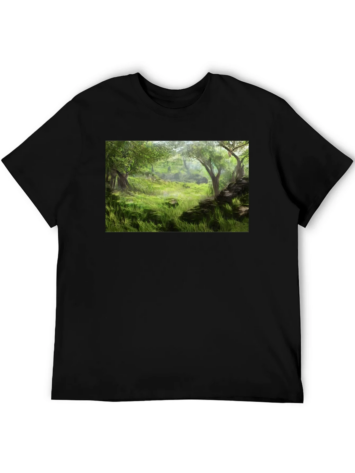 Enchanted Forest Graphic Tee - Nature Lovers T-Shirt product image 5