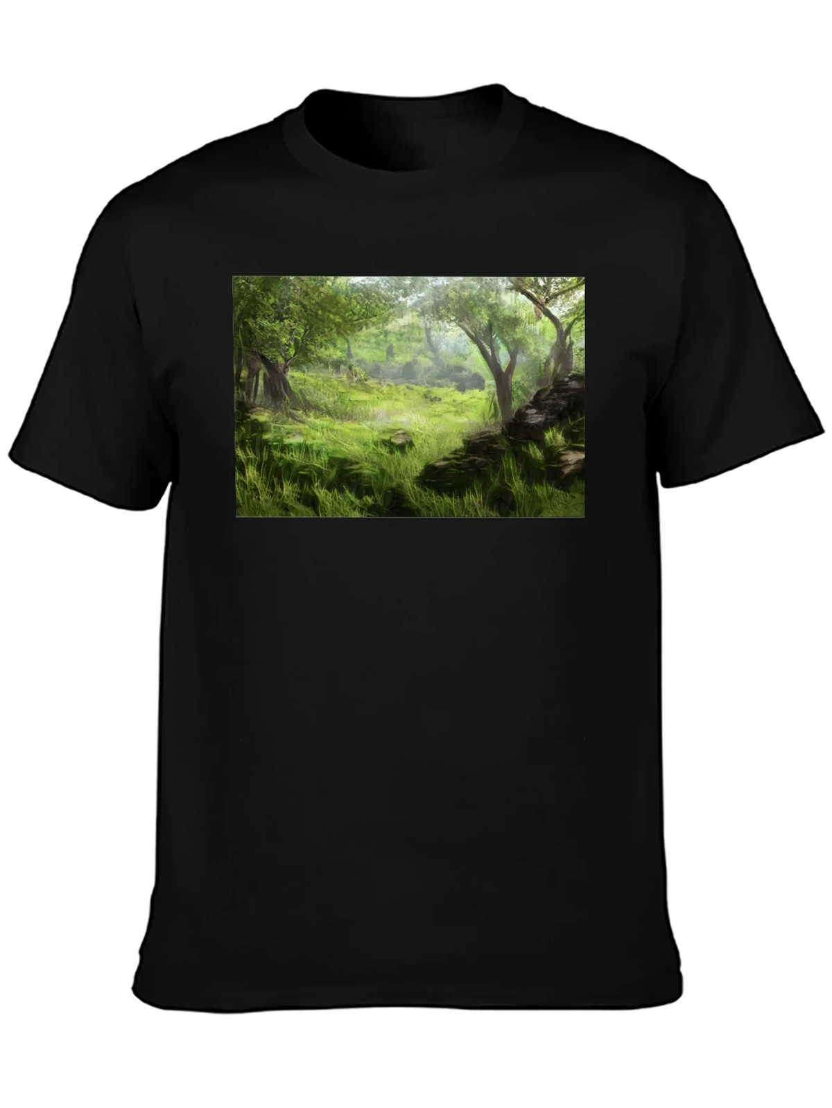 Enchanted Forest Graphic Tee - Nature Lovers T-Shirt product image 3