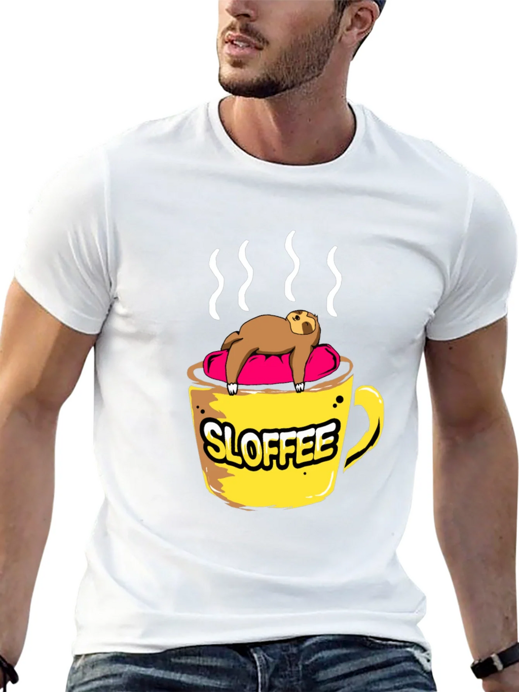 Sloffee Sloth Coffee Lover T-Shirt product image 12