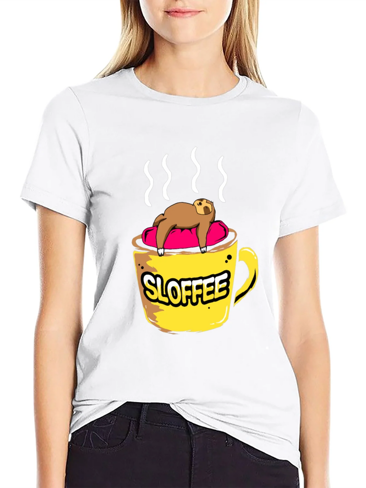 Sloffee Sloth Coffee Lover T-Shirt product image 8