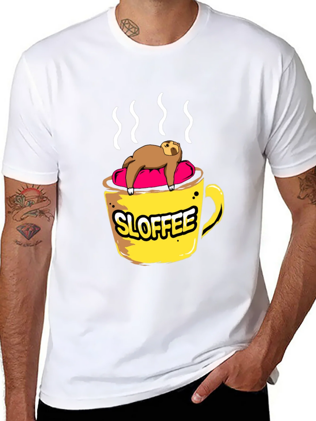 Sloffee Sloth Coffee Lover T-Shirt product image 7