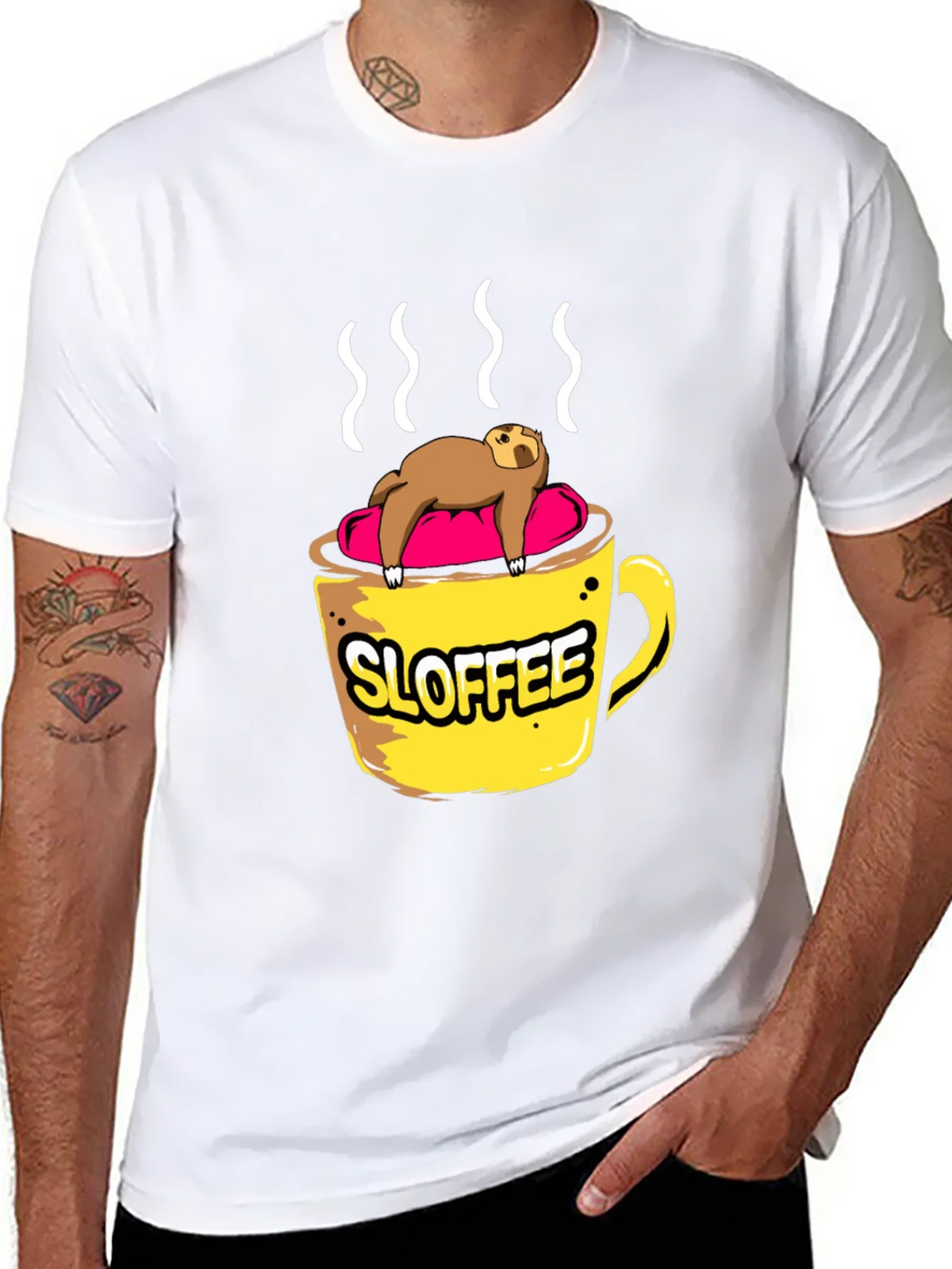 Sloffee Sloth Coffee Lover T-Shirt product image 7