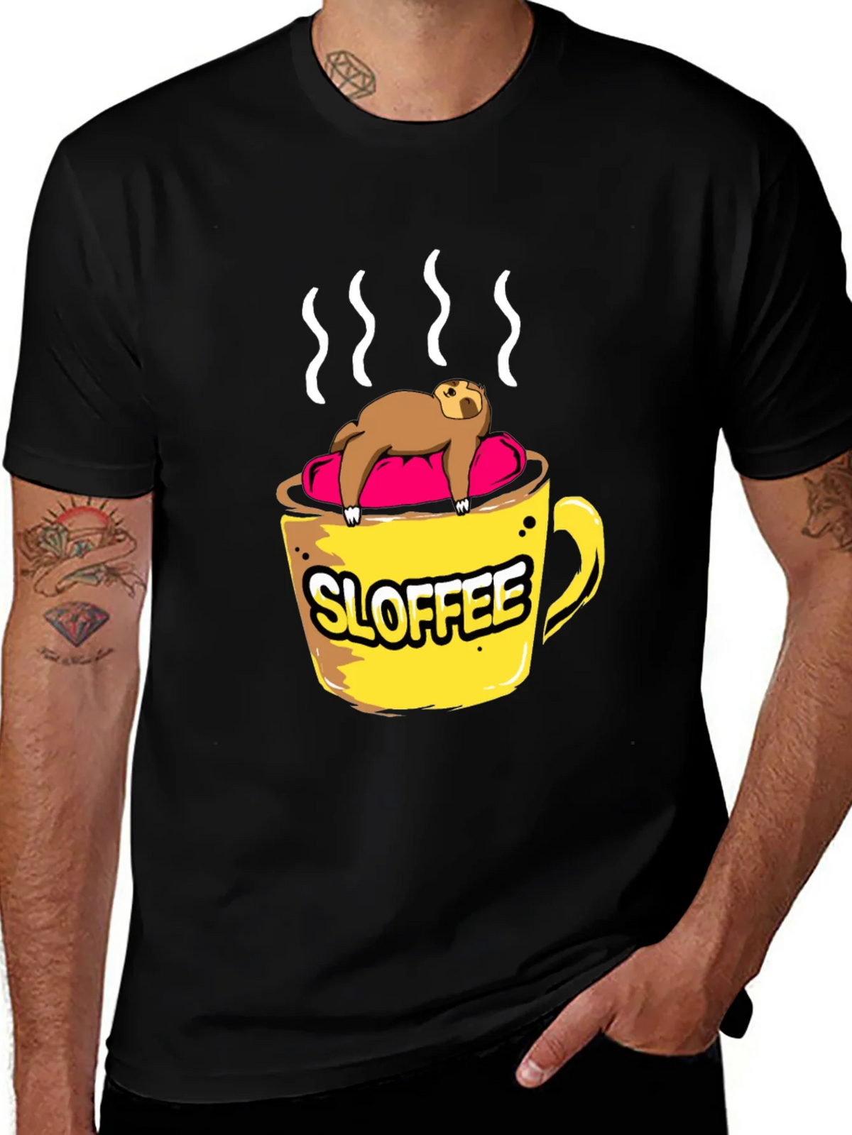 Sloffee Sloth Coffee Lover T-Shirt product image 1