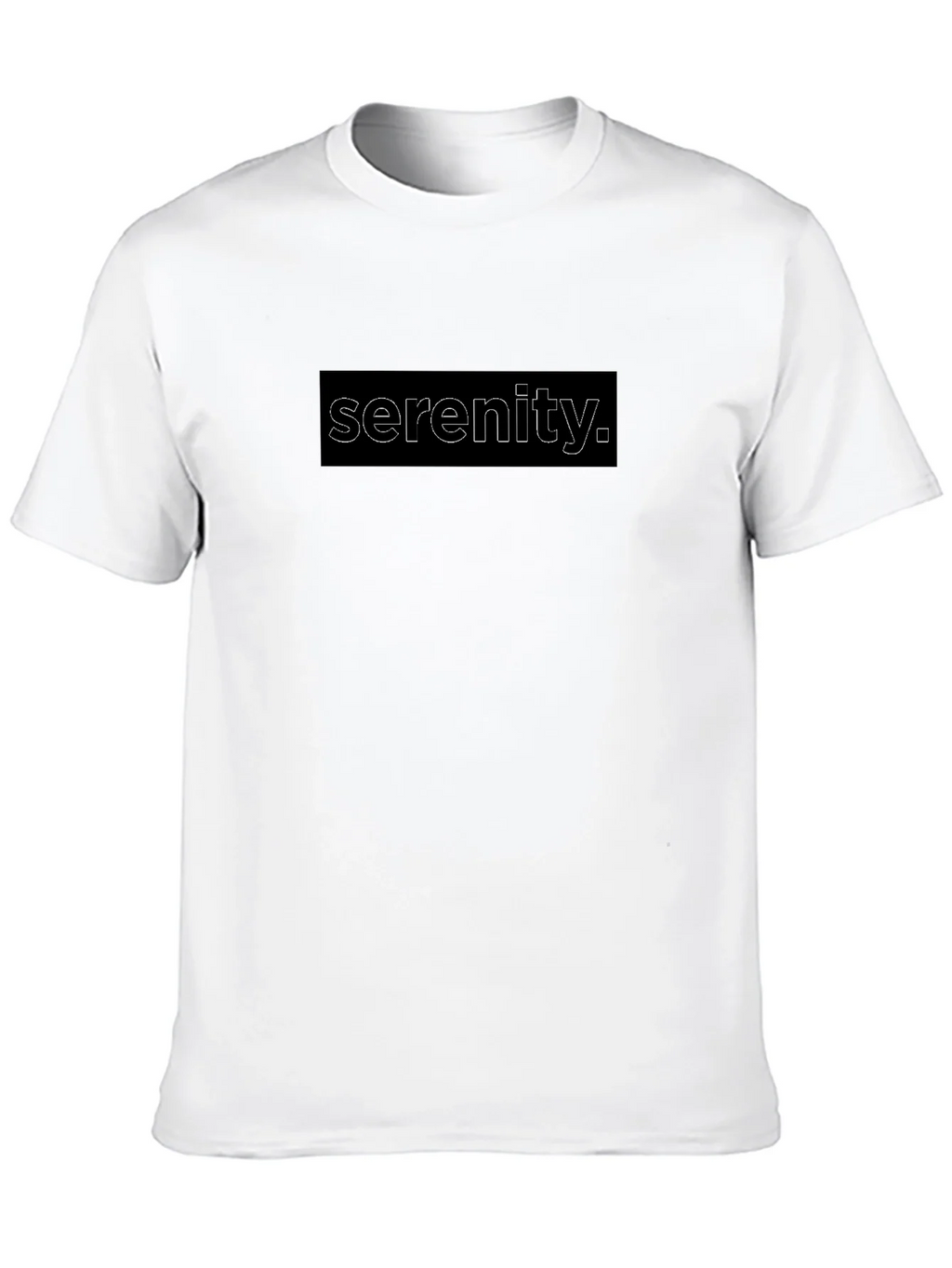 Serenity Graphic Tee - Stylish Mens Black T-Shirt product image 9