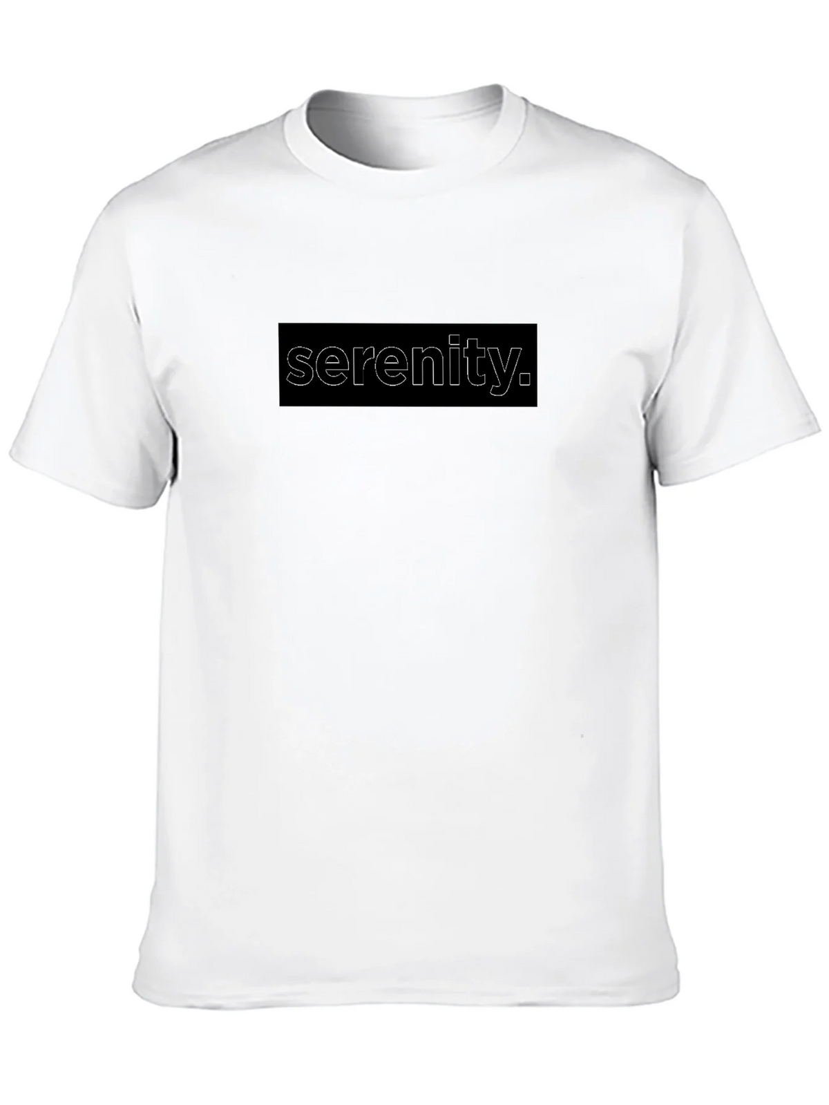 Serenity Graphic Tee - Stylish Mens Black T-Shirt product image 9