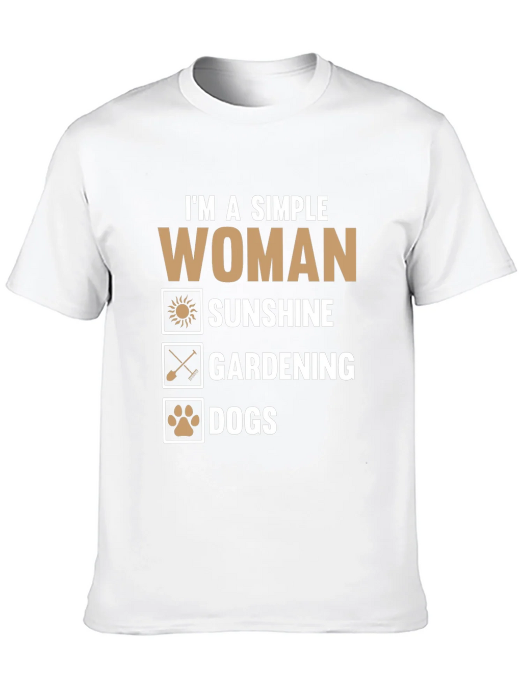 Simple Woman T-Shirt - Sunshine Gardening Dogs product image 9