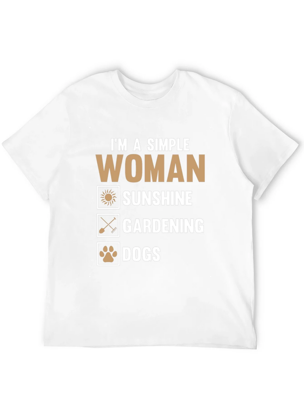Simple Woman T-Shirt - Sunshine Gardening Dogs product image 11