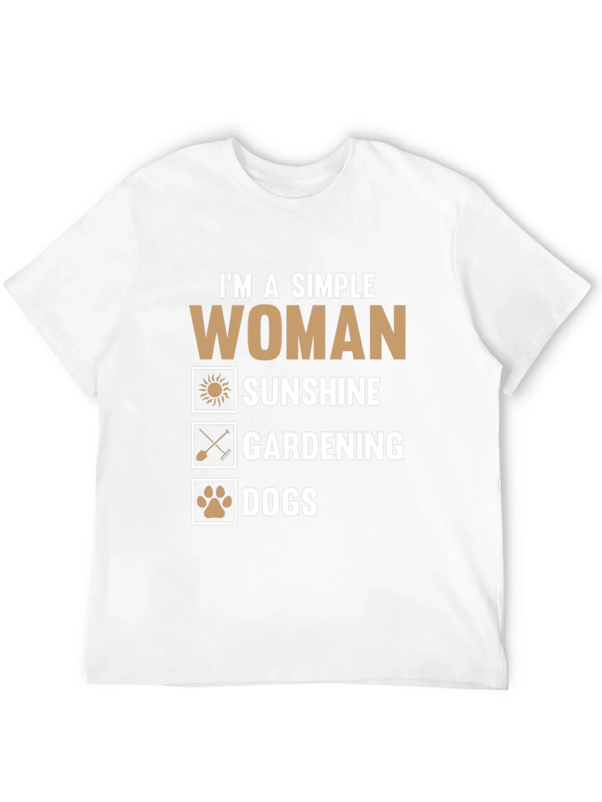 Simple Woman T-Shirt - Sunshine Gardening Dogs product image 11