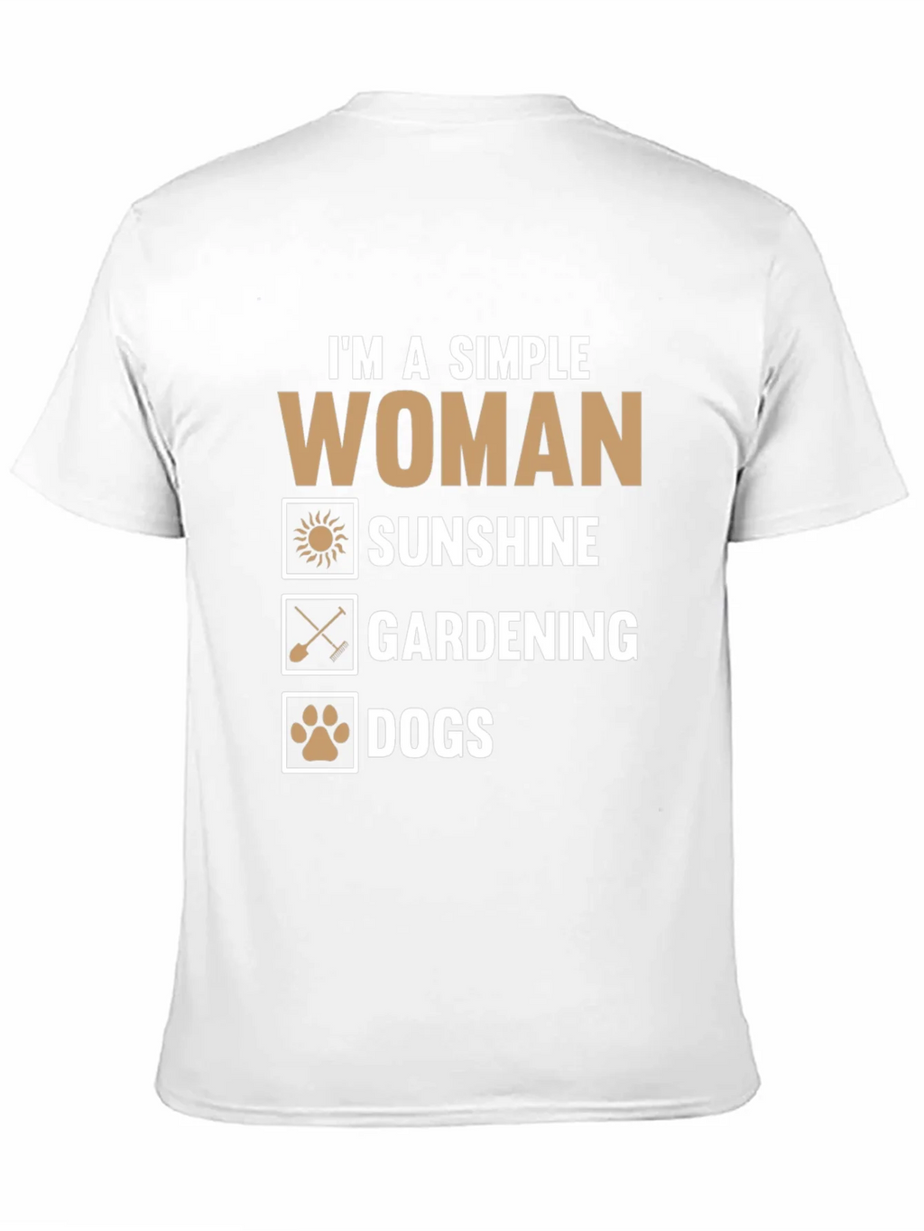 Simple Woman T-Shirt - Sunshine Gardening Dogs product image 10