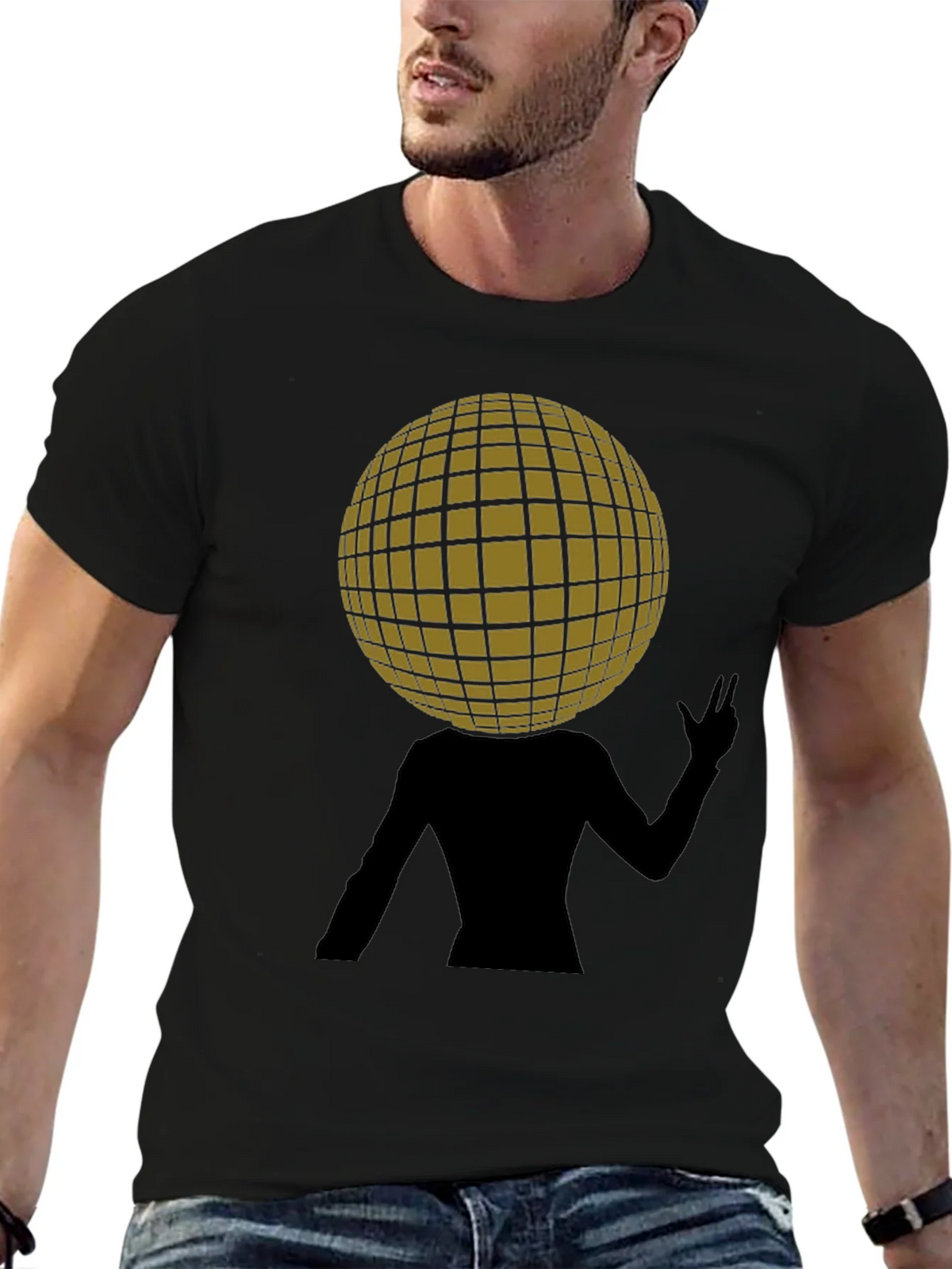 Groovy Disco Ball Head T-Shirt product image 6