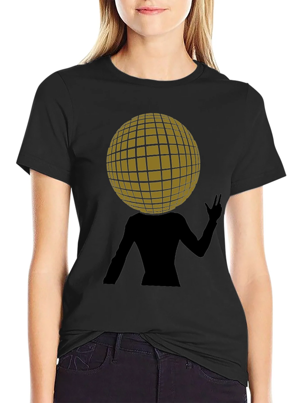 Groovy Disco Ball Head T-Shirt product image 2