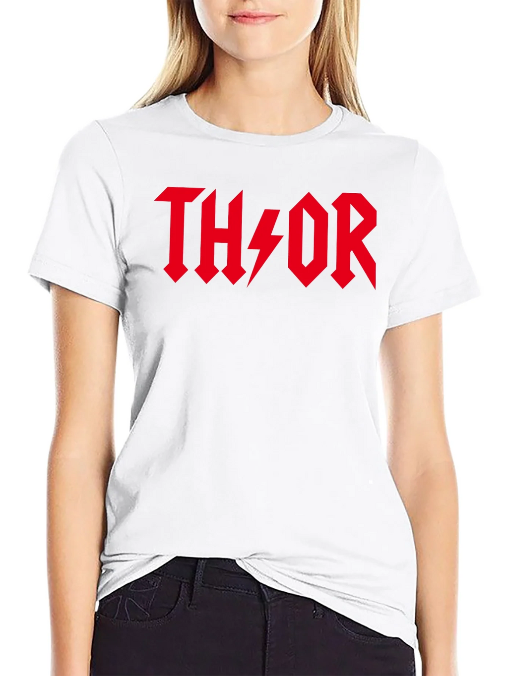 Thor Black T-Shirt - Rock Style Logo product image 8