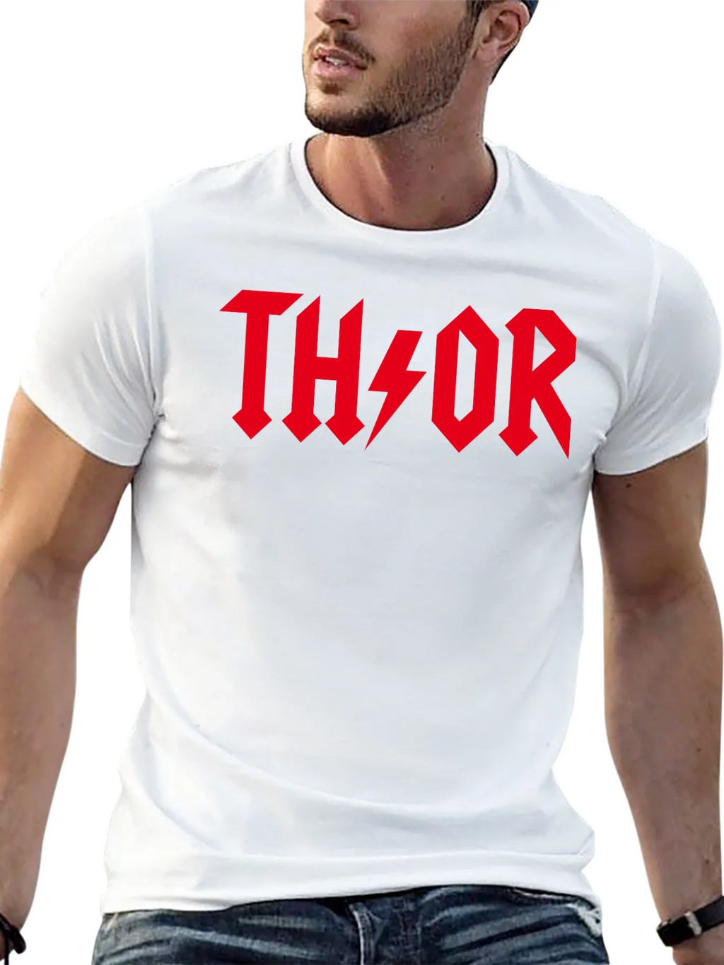 Thor Black T-Shirt - Rock Style Logo product image 12