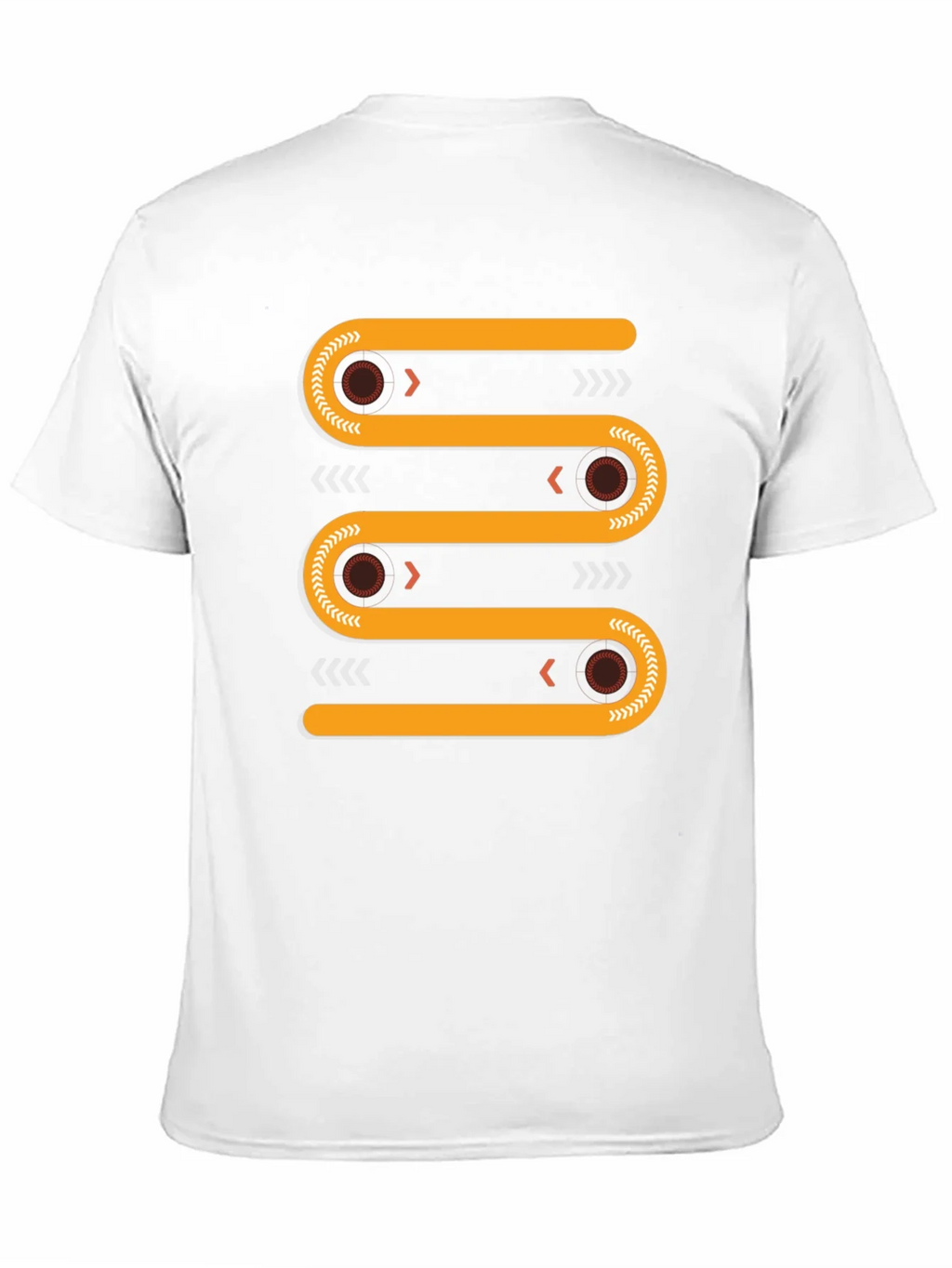 Abstract Geometric Conveyor Belt Graphic Tee product image 10
