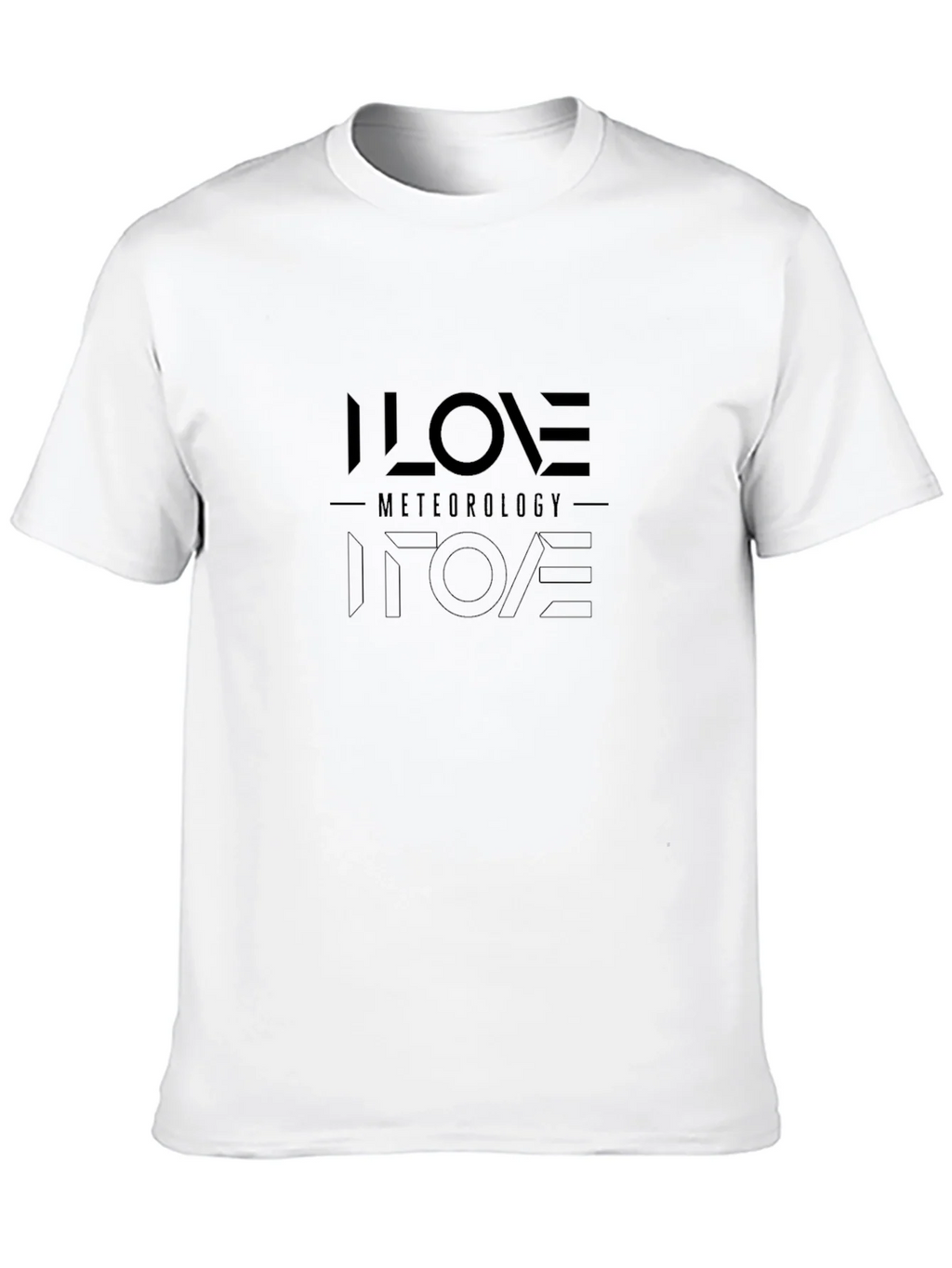 I Love Meteorology Graphic T-Shirt - Black product image 8