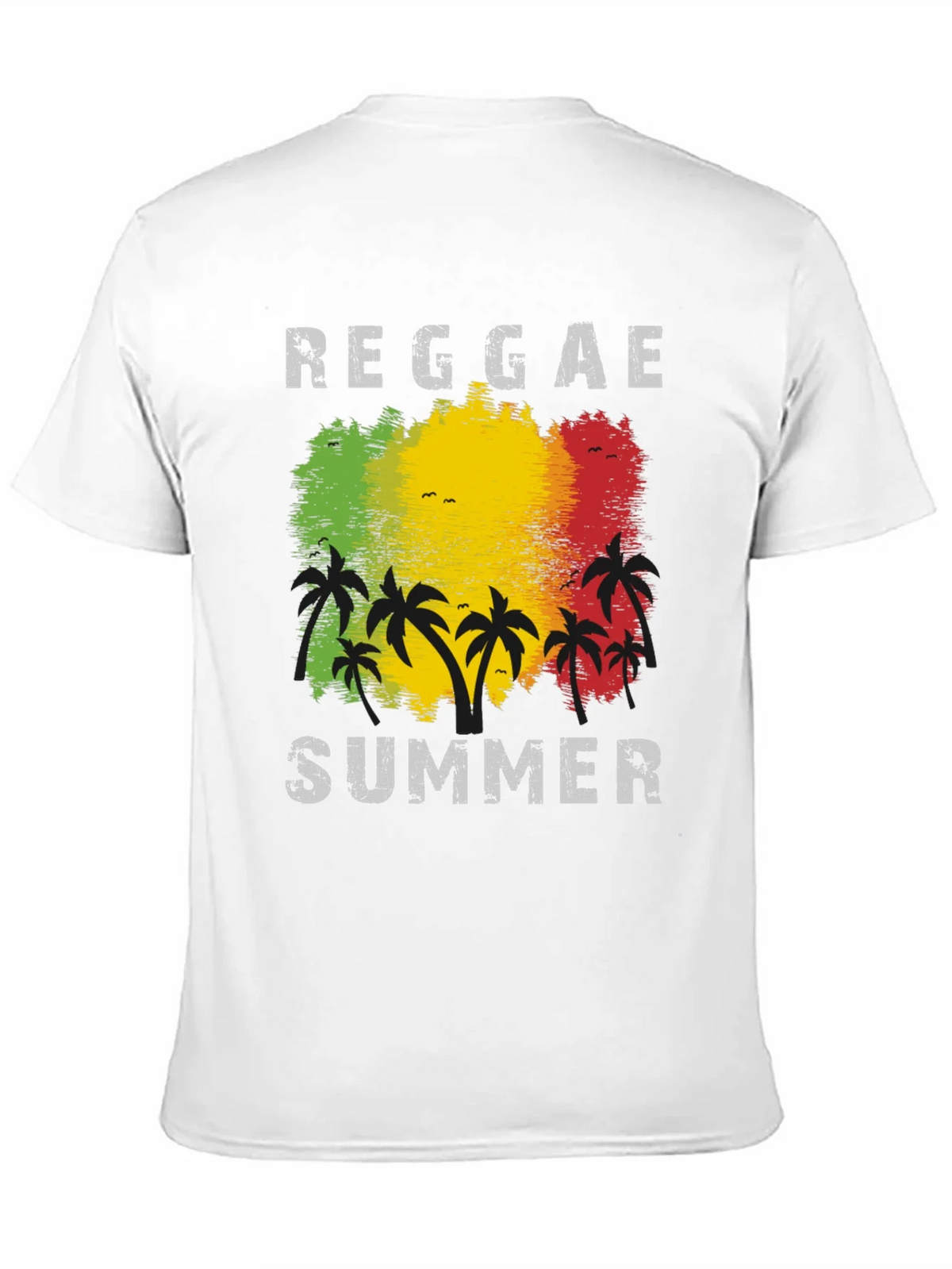 Reggae Summer Palm Tree Graphic T-Shirt product image 8