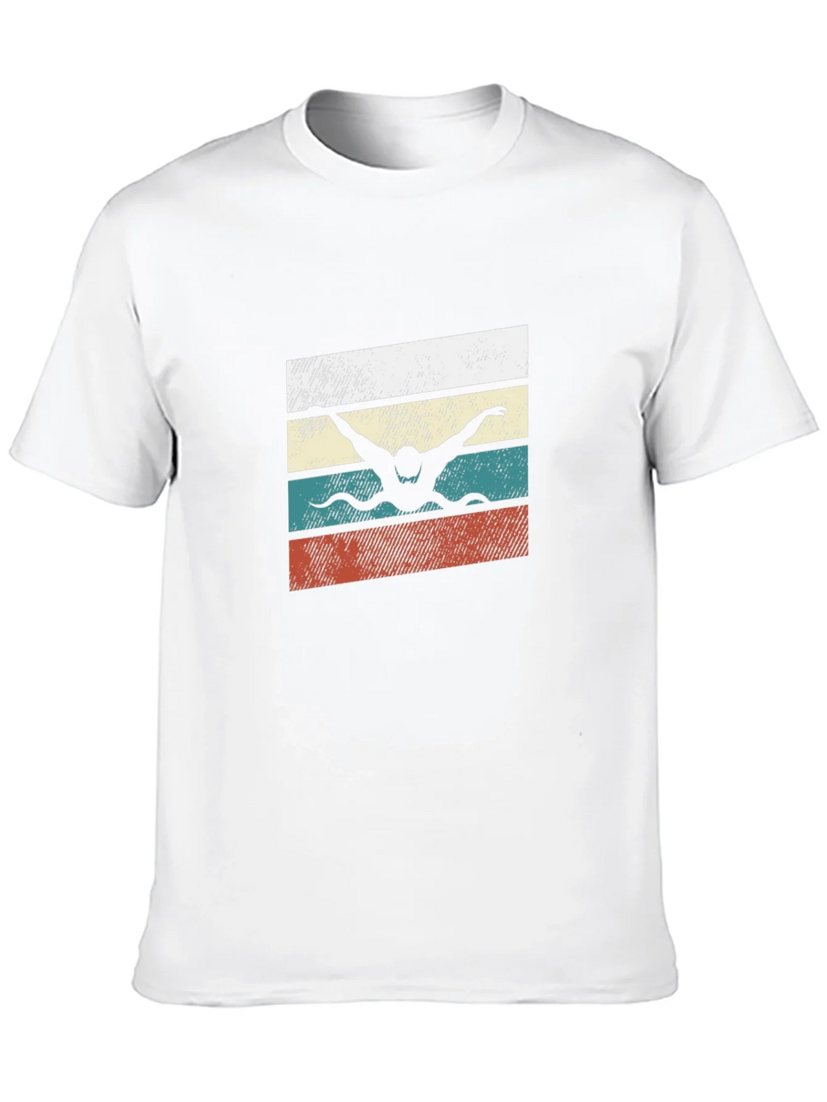 Retro Swimmer Graphic Tee - Black product image 8
