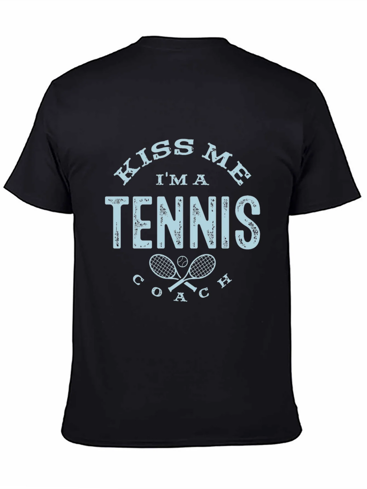 Kiss Me Im A Tennis Coach T-Shirt product image 4