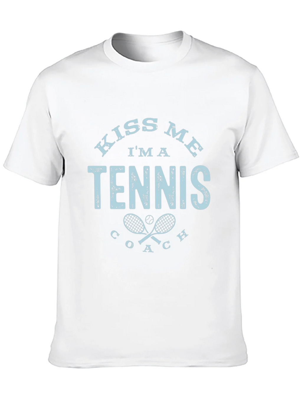 Kiss Me Im A Tennis Coach T-Shirt product image 9