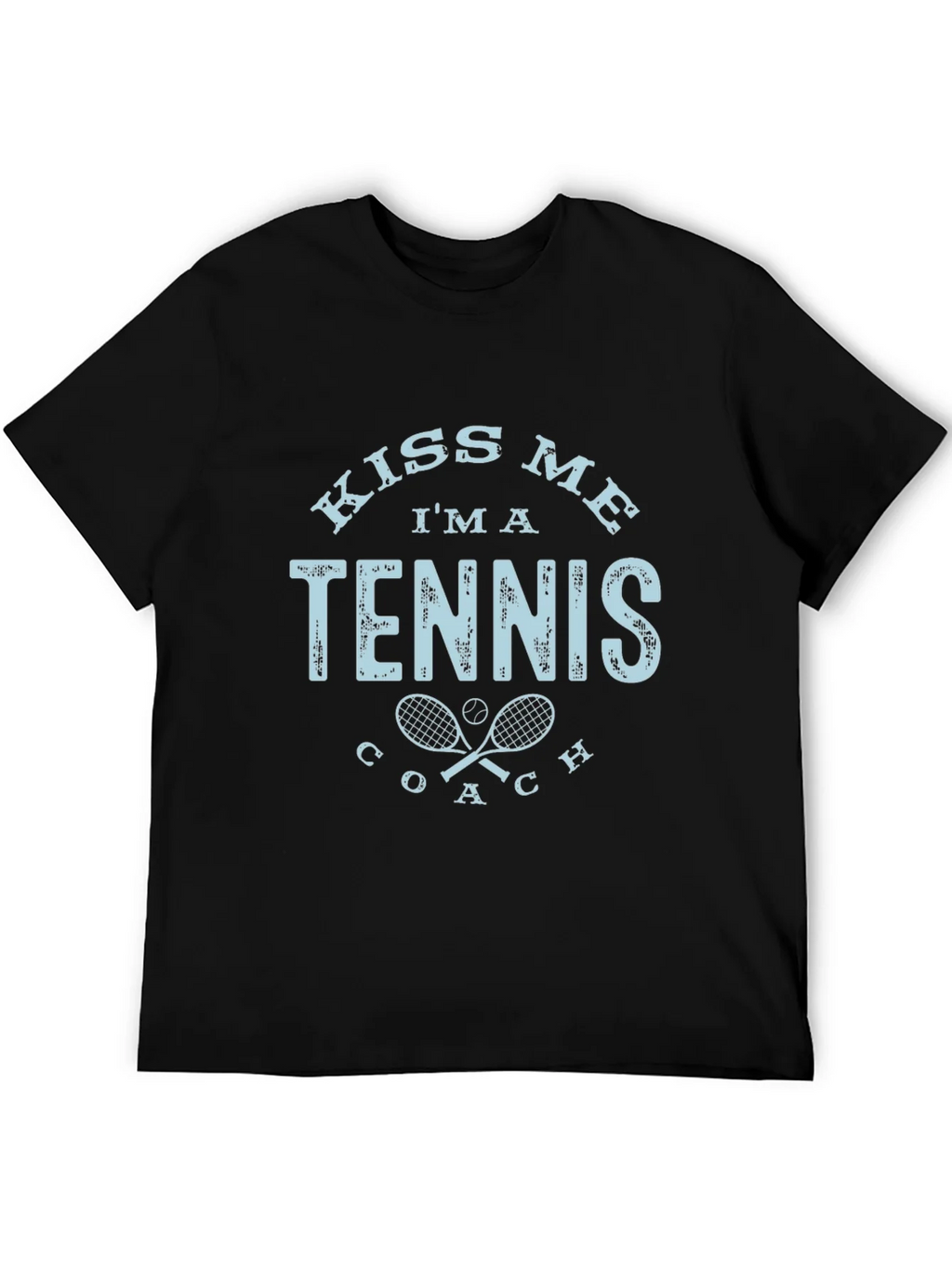 Kiss Me Im A Tennis Coach T-Shirt product image 5