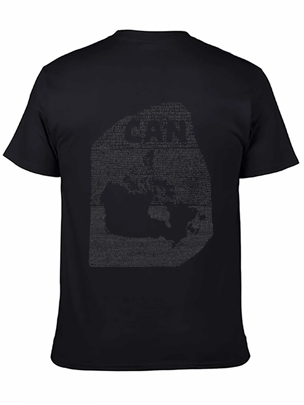 Black Graphic Tee for Men product image 4