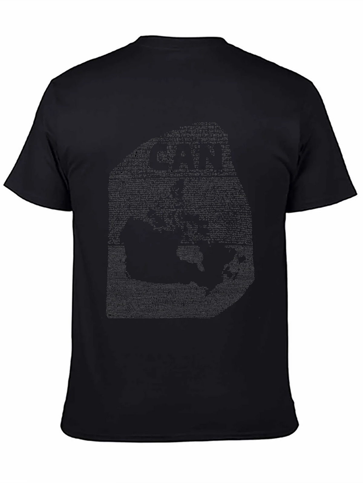 Black Graphic Tee for Men product image 4