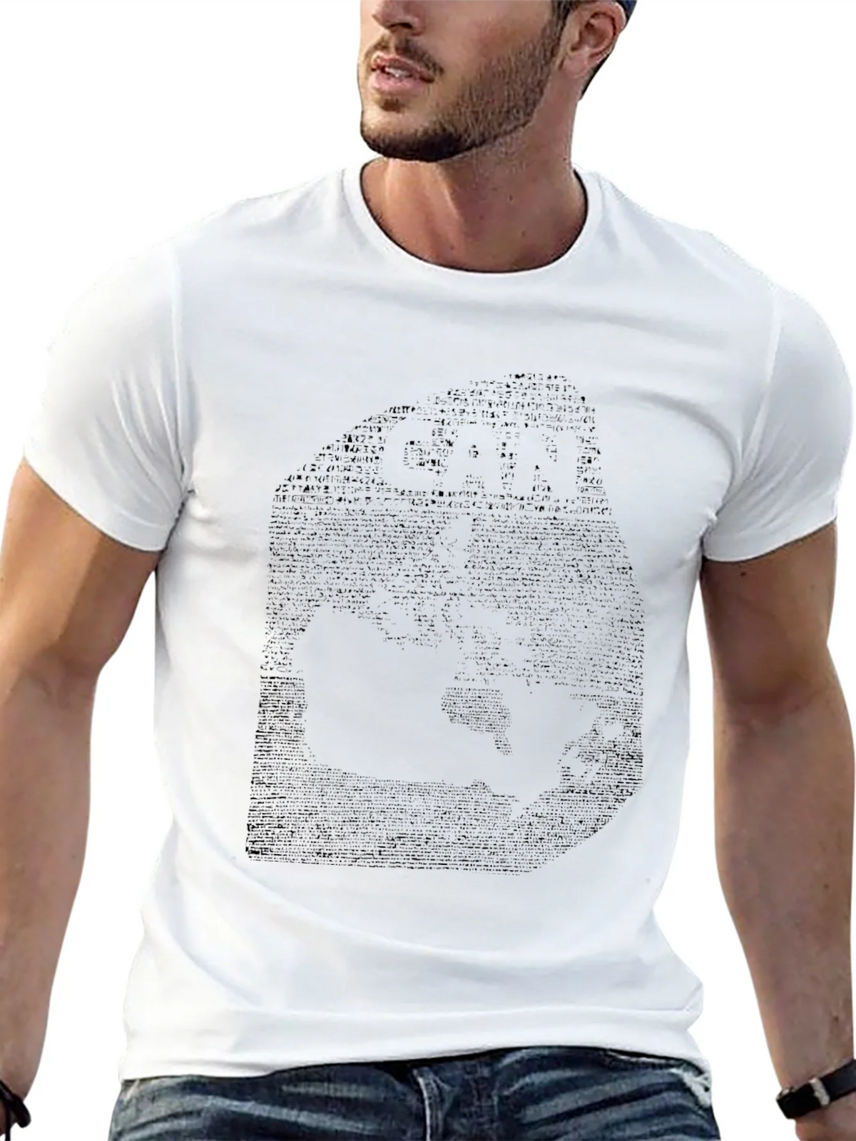 Black Graphic Tee for Men product image 12