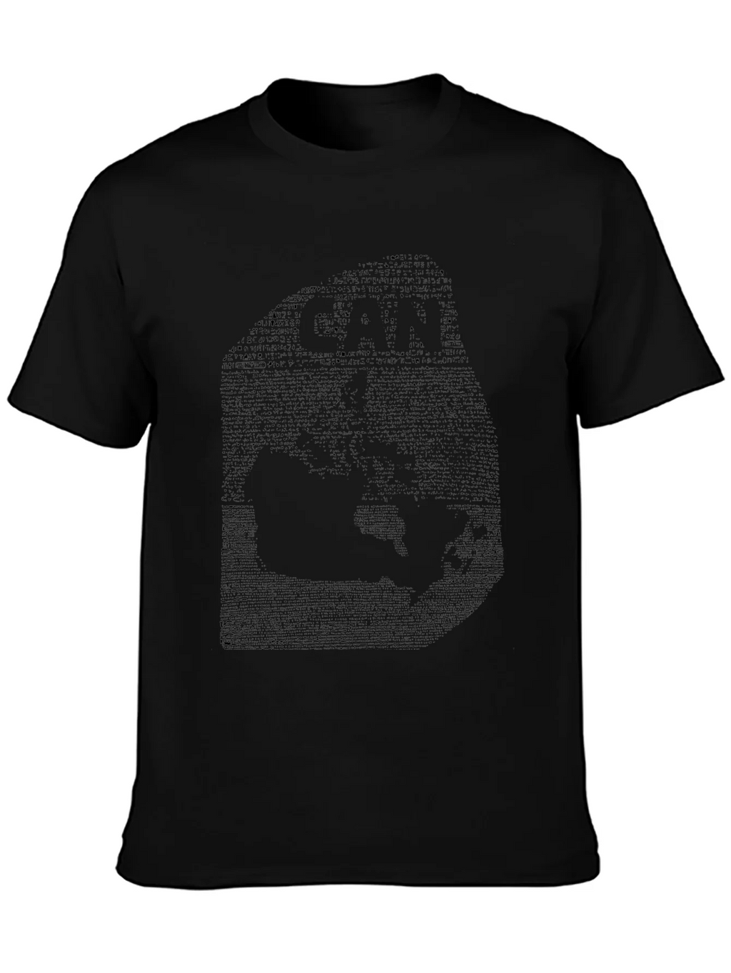 Black Graphic Tee for Men product image 3