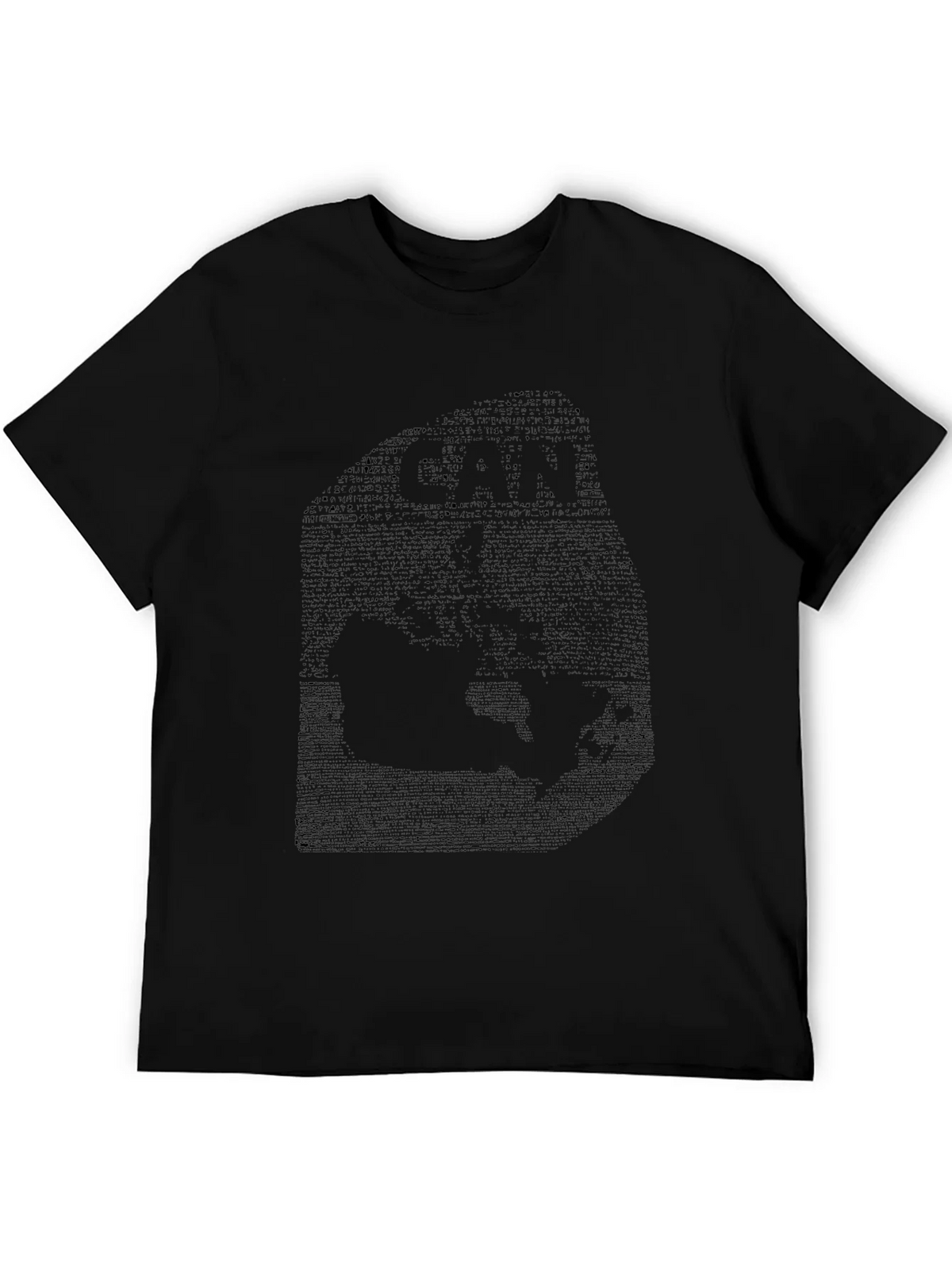 Black Graphic Tee for Men product image 5