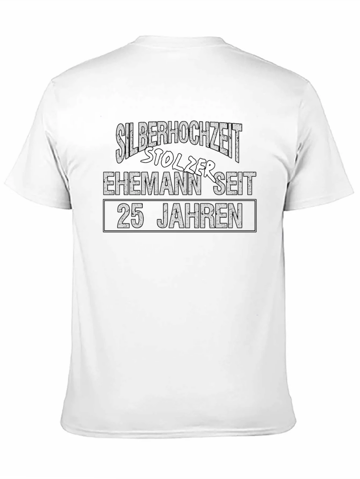 Silver Wedding Anniversary Proud Husband 25 Years T-Shirt product image 3