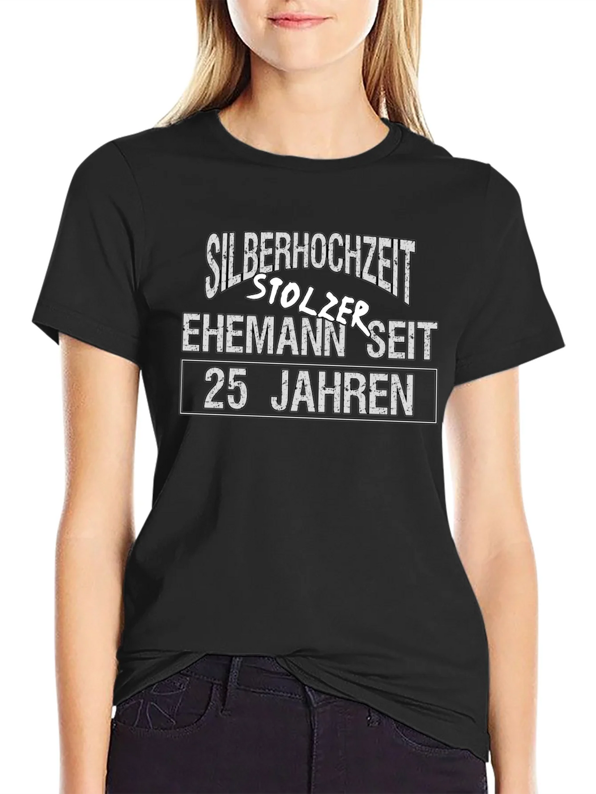 Silver Wedding Anniversary Proud Husband 25 Years T-Shirt product image 1
