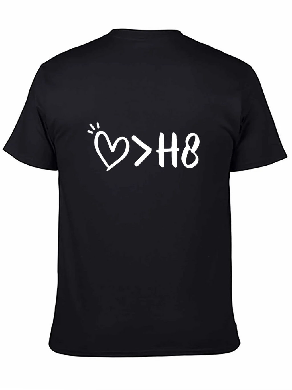 Love Over Hate Graphic T-Shirt product image 4
