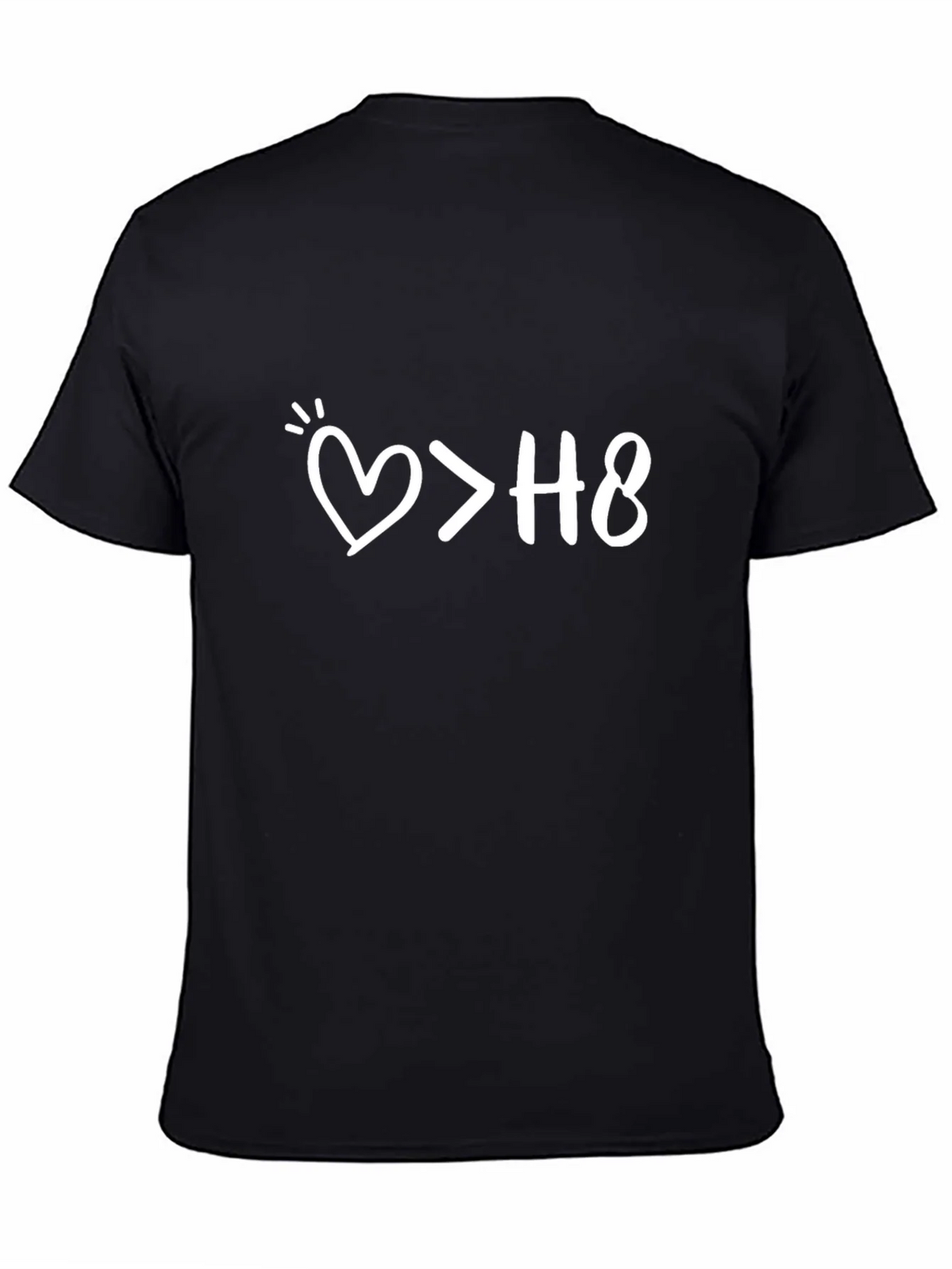 Love Over Hate Graphic T-Shirt product image 4