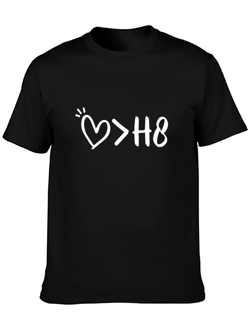 Love Over Hate Graphic T-Shirt product image 3