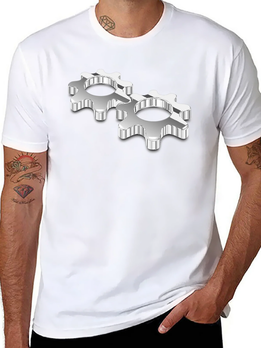 Gear Head Black T-Shirt product image 6