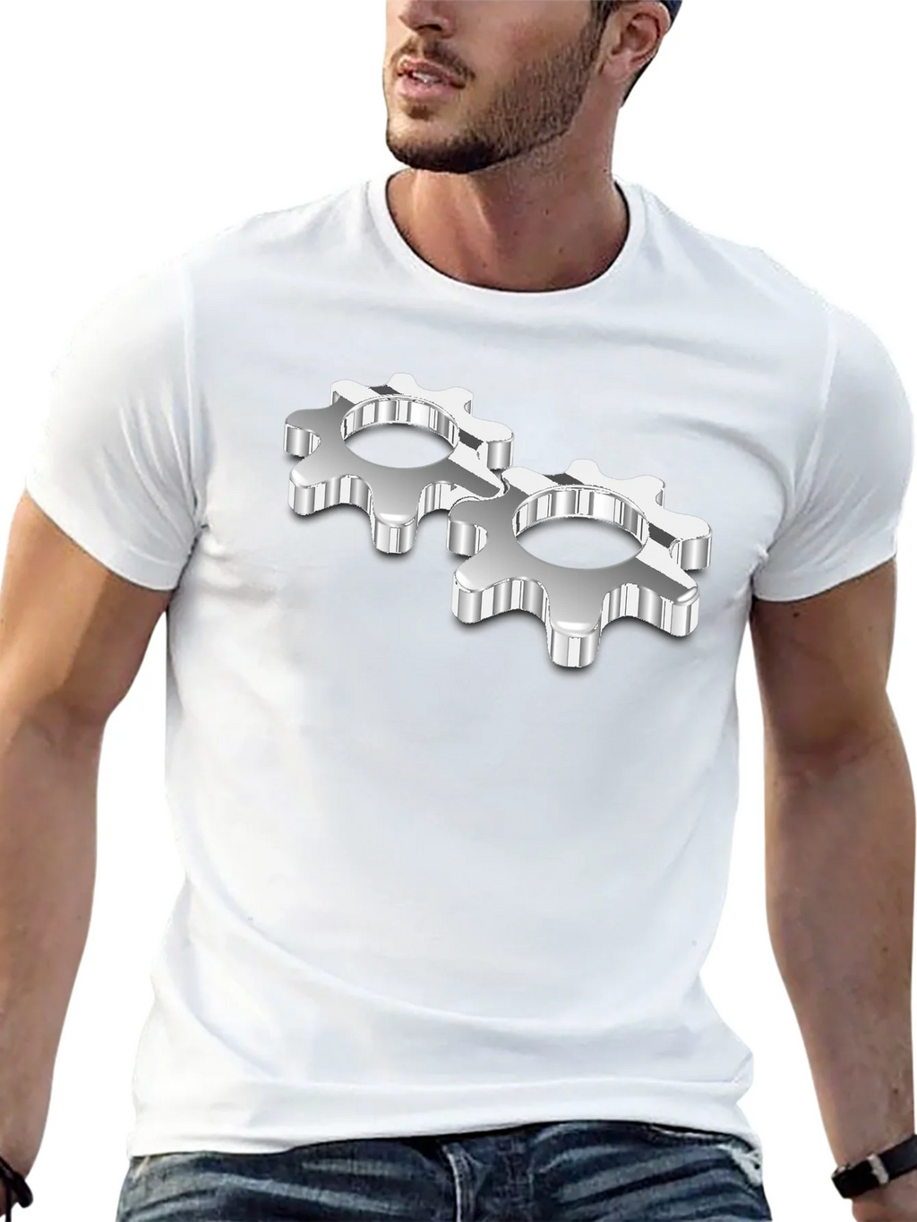 Gear Head Black T-Shirt product image 11