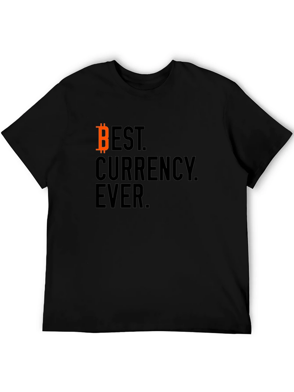 Bitcoin Best Currency Ever Black T-Shirt product image 5