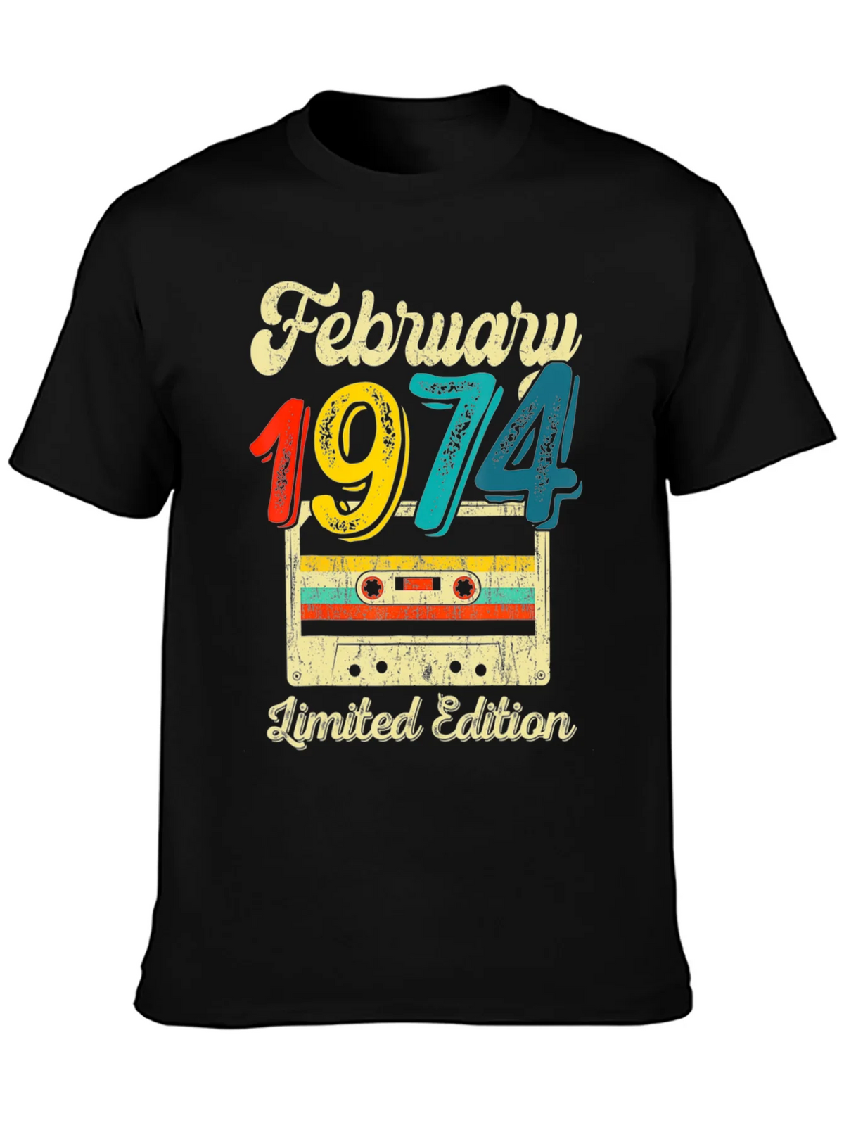 February 1974 Limited Edition Cassette T-Shirt product image 3