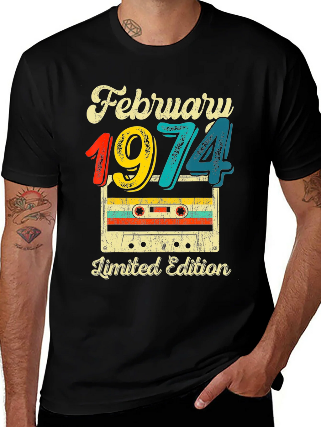 February 1974 Limited Edition Cassette T-Shirt product image 1